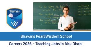 Bhavans Pearl Wisdom School Careers 2026 – Teaching Jobs in Abu Dhabi