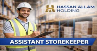 Hassan Allam Holding Assistant Storekeeper Job in Dubai