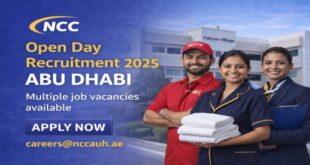 NCC Open Day Recruitment Abu Dhabi | National Catering Company Jobs