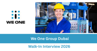 We One Group Dubai Walk-In Interview 2026