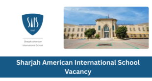 Sharjah American International School Vacancy 2026