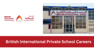 British International Private School Careers 2026