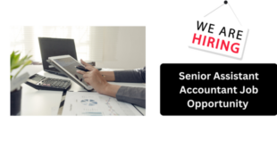 Senior Assistant Accountant Job Opportunity 2026 – Finance Department Hiring