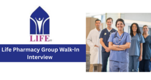 Life Pharmacy Group Walk-In Interview 2026